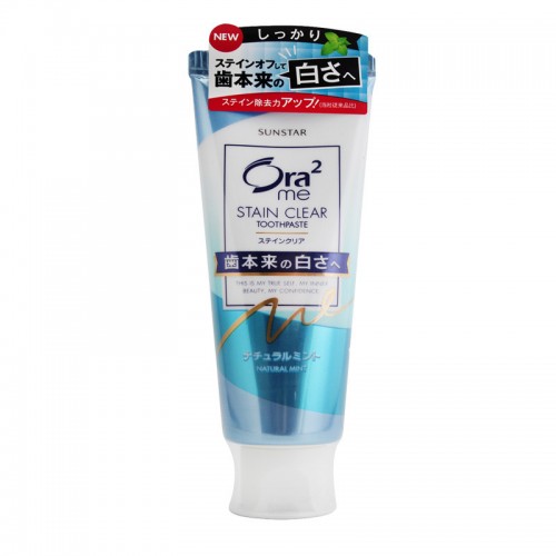 SUNSTAR - ORA2 Whitening Stain Clear Toothpaste (Natural Mint) 130g